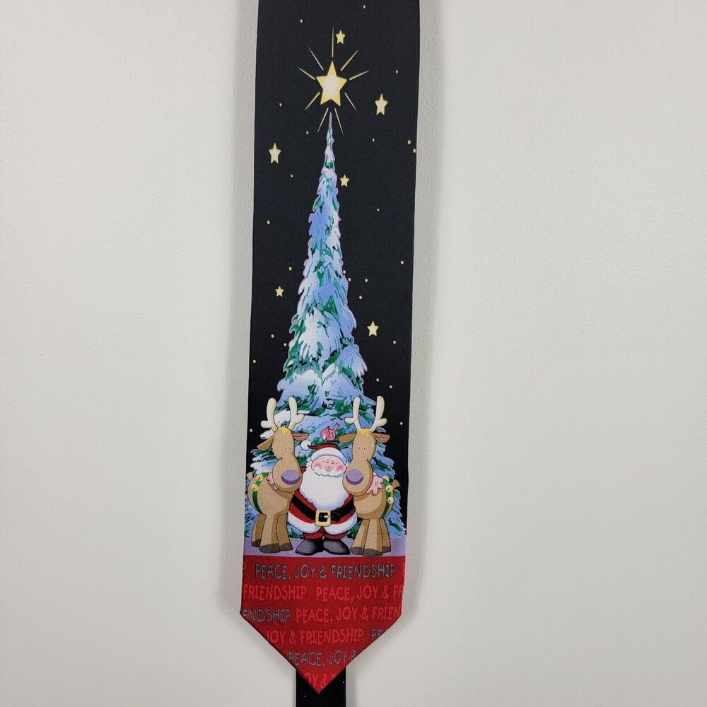 Kersten Brothers Jolly Ol’ Nickties Santa Reindeer Christmas Holiday Novelty